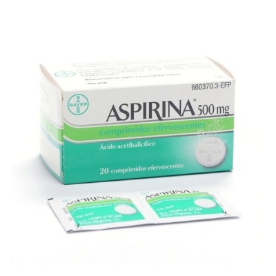 ASPIRINA 500 MG 20...