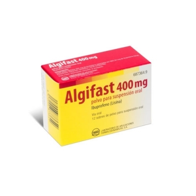 ALGIFAST 400 MG 12 SOBRES...