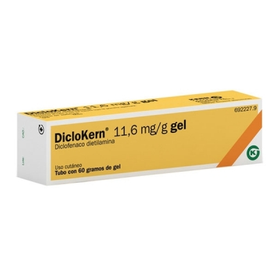 DICLOKERN 10 MG/G GEL...