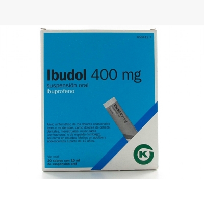 IBUDOL 400 MG 20 SOBRES...